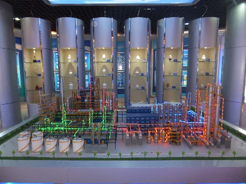 30噸制乙烯化(huà)工廠展覽模型